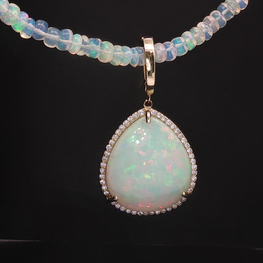 opal pendant