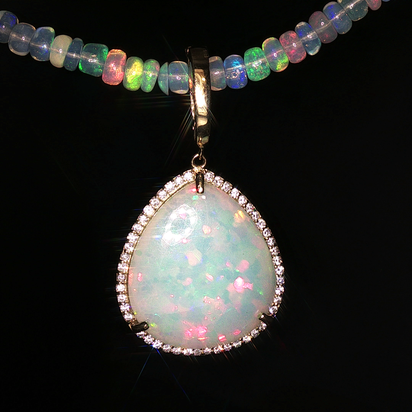 opal pendant