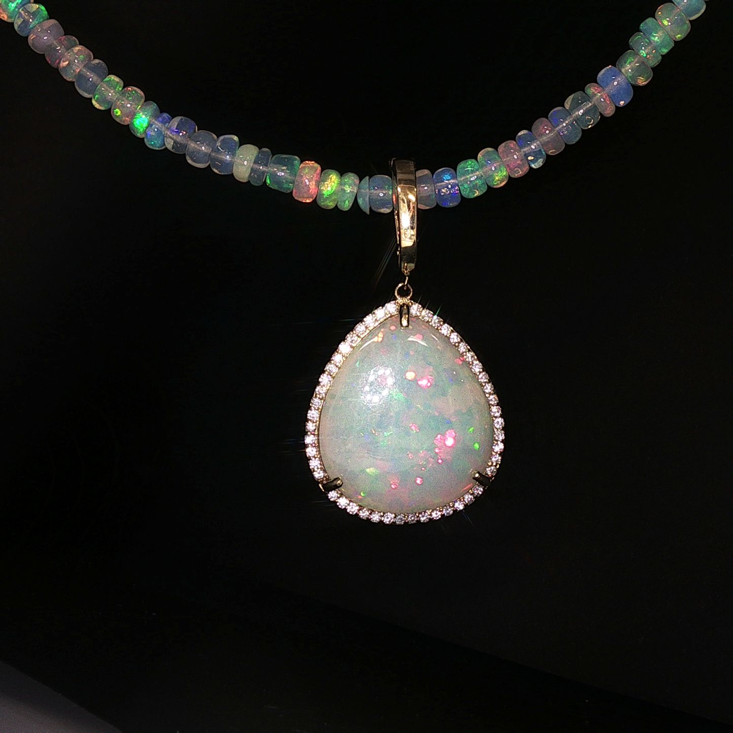 opal pendant