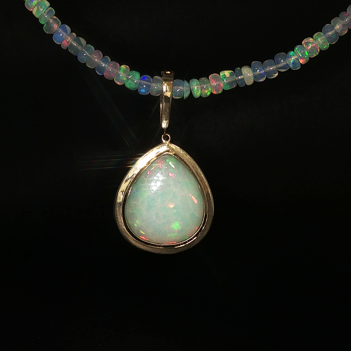 opal pendant
