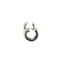 Diamond Pavé Wide Huggy Hoop Earrings in 14K White Gold