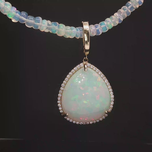 opal pendant